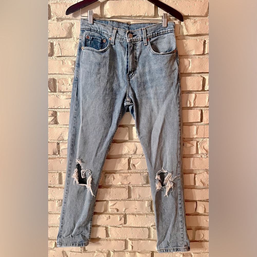 Levies 512 zip fly jeans